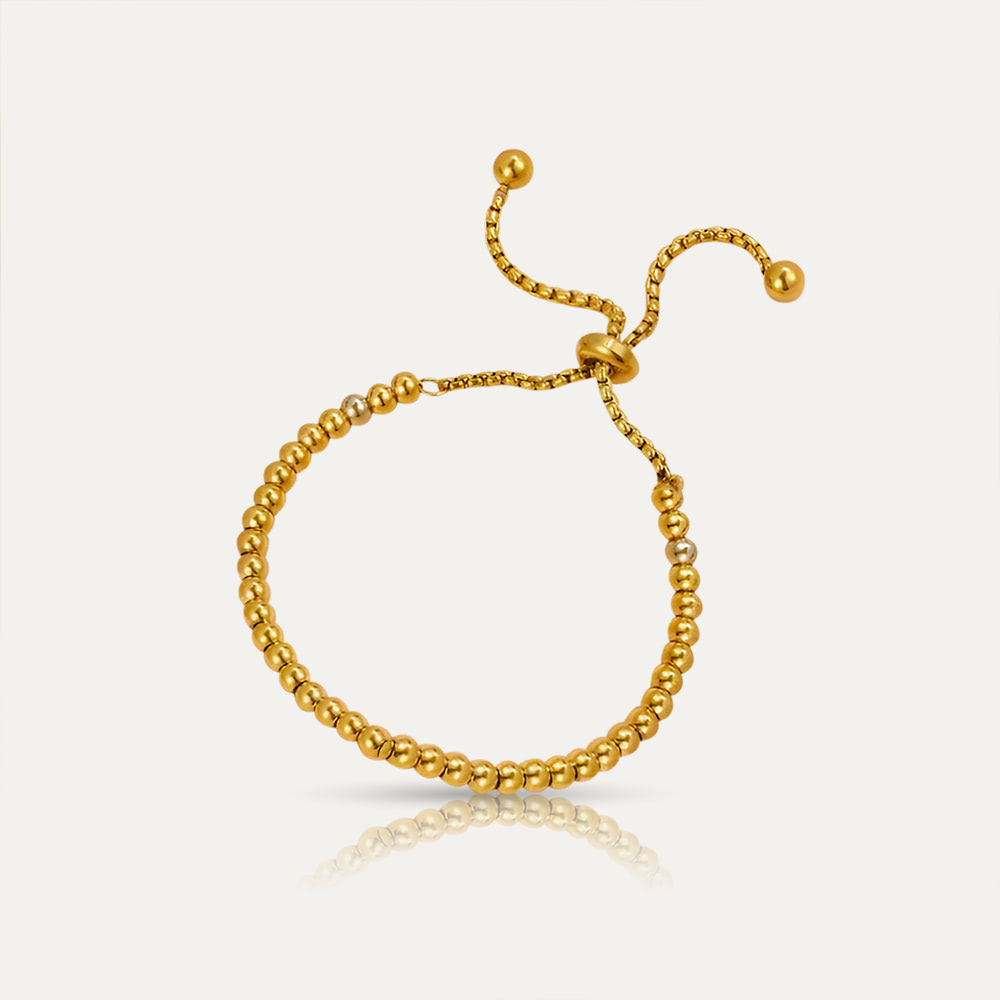 NOA - 18k Gold-Plated Sphere Bracelet | Bold Modern Minimalist Design, Hypoallergenic - Enkanta