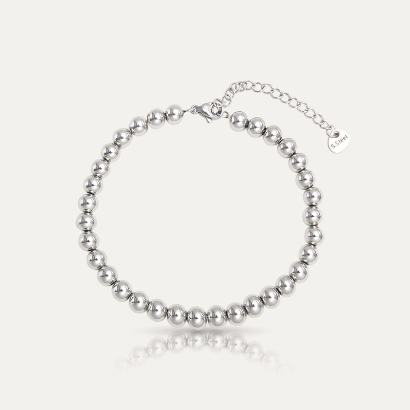 PEPA - 18k Gold-Plated Smooth Sphere Bracelet | Adjustable, Hypoallergenic Minimalist Jewelry - Enkanta