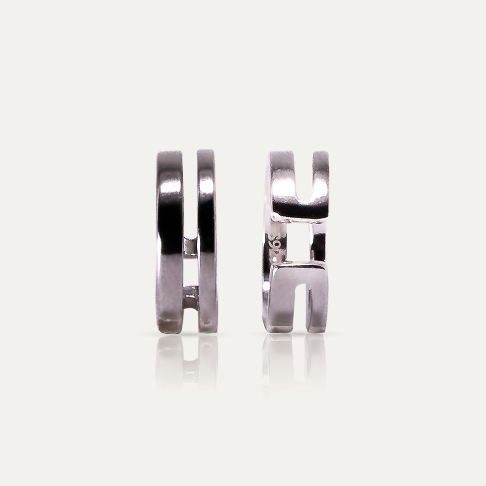 KATE - 18k Gold-Plated Double-Line Ear Cuffs | Adjustable 925 Sterling Silver, No Piercing Needed - Enkanta