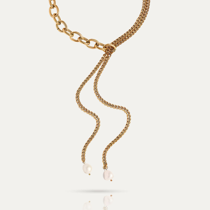 18k Gold Plated Chunky Chain Necklace