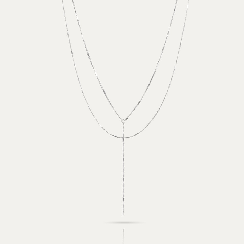 CELESTE - 18k Gold-Plated Layered Necklace | Elegant & Feminine Adjustable Chain Jewelry - Enkanta