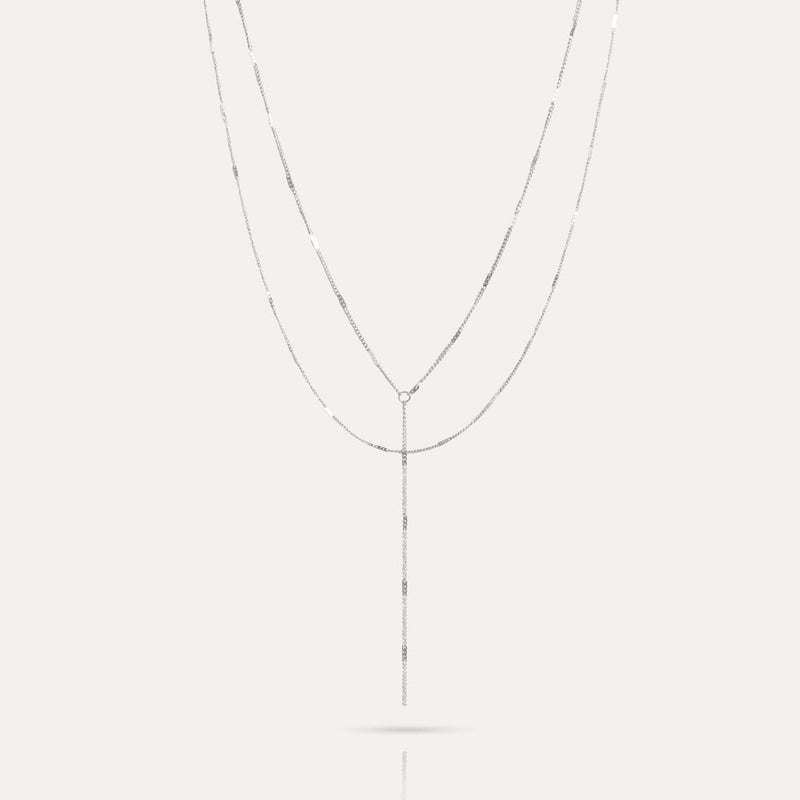 CELESTE - 18k Gold-Plated Layered Necklace | Elegant & Feminine Adjustable Chain Jewelry - Enkanta