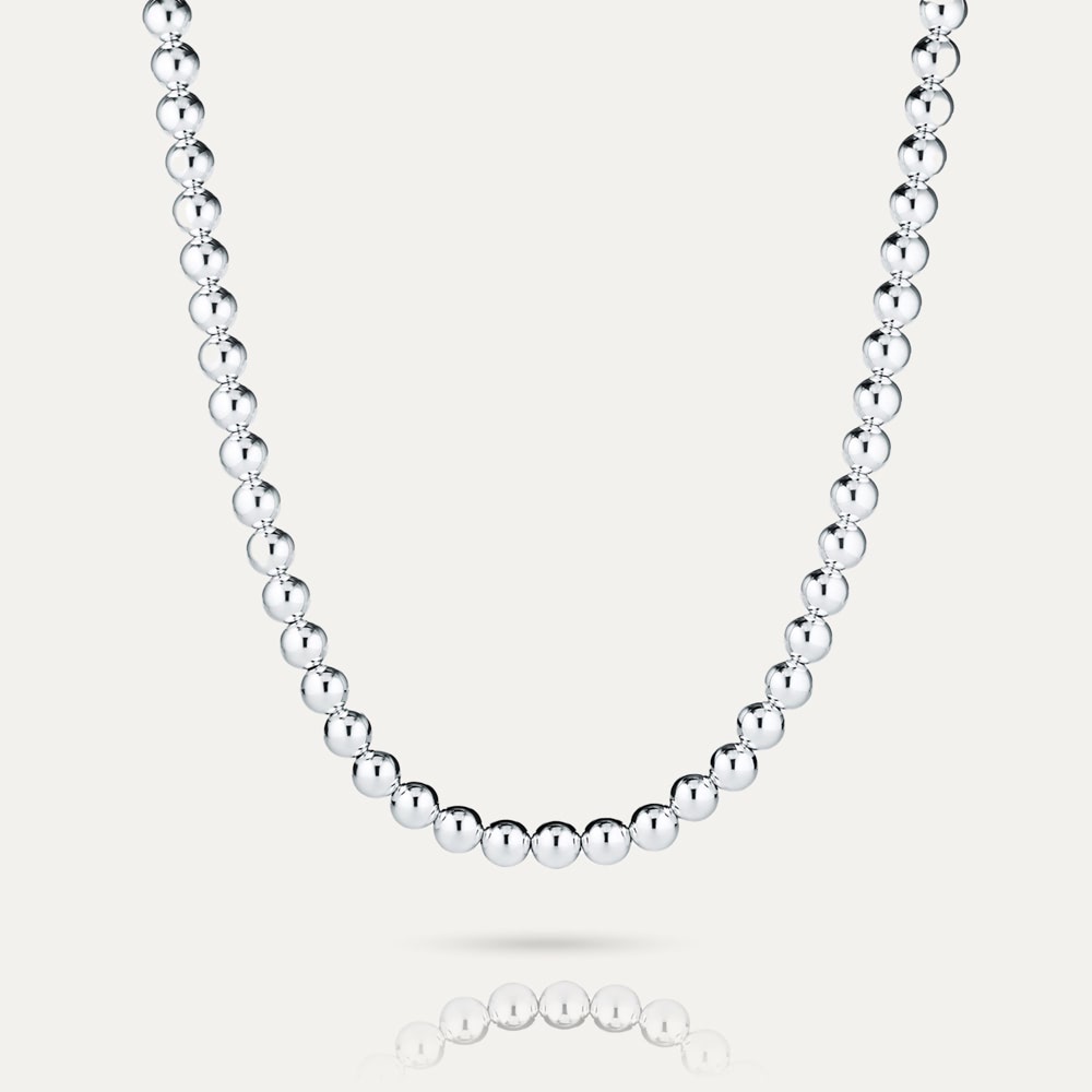 MILA - 18k Gold-Plated Necklace | Sleek Polished Spheres & Elegant Chain, Hypoallergenic - Enkanta
