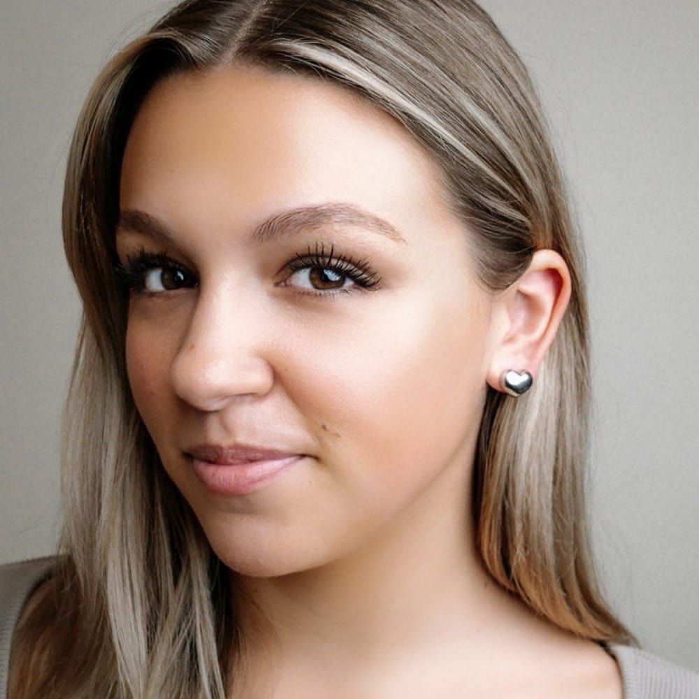 HEARTS - 18k Gold-Plated Puffy Heart Earrings | Modern Luminous Jewelry, Hypoallergenic - Enkanta